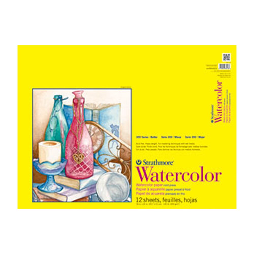 Strathmore, Watercolor, Art & School, 140#, HB, 12 sheet, 79256